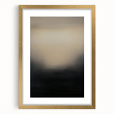 Abstract strokes frame with mat in gold, showcasing a modern art design. The elegant front view highlights the intricate detailing and vibrant colors, perfect for enhancing contemporary interiors.