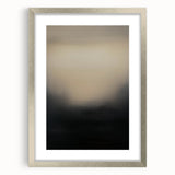 Abstract strokes frame with a silver mat, showcasing a modern art design, ideal for contemporary home decor and gallery displays, highlighting vibrant colors and unique patterns.