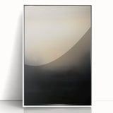 Framed acrylic artwork showcasing abstract strokes in vibrant colors, mounted in a sleek white frame, ideal for modern home decor and artistic expression.