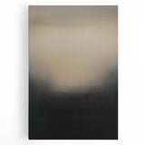 Abstract strokes canvas art featuring vibrant blue, orange, and yellow colors, stretched over a wooden frame, ideal for modern home decor or office spaces.