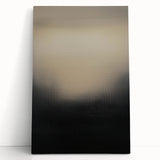 Abstract canvas art print showcasing vibrant, multicolored strokes in a modern design, leaning against a neutral wall, perfect for contemporary home decor.