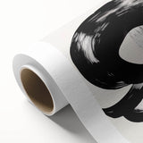 Abstract canvas artwork showcasing vibrant, layered strokes in shades of blue, orange, and green, ideal for modern home decor. Perfect for enhancing interior aesthetics and creating a lively atmosphere.