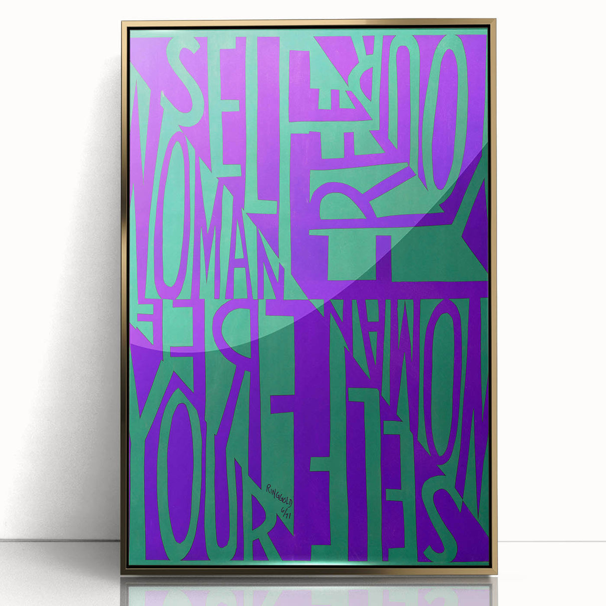 Modern Wall Art – Faith Ringgold’s "Free Woman, Free Yourself" Poster