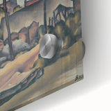 Modern Wall Art – Abstract Urban Landscape in Earthy Tones