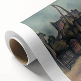 Modern Wall Art – Abstract Urban Landscape in Earthy Tones