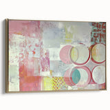 Framed canvas artwork displaying abstract strokes in vibrant gold hues, showcasing an elegant side view ideal for modern home decor and interior design.