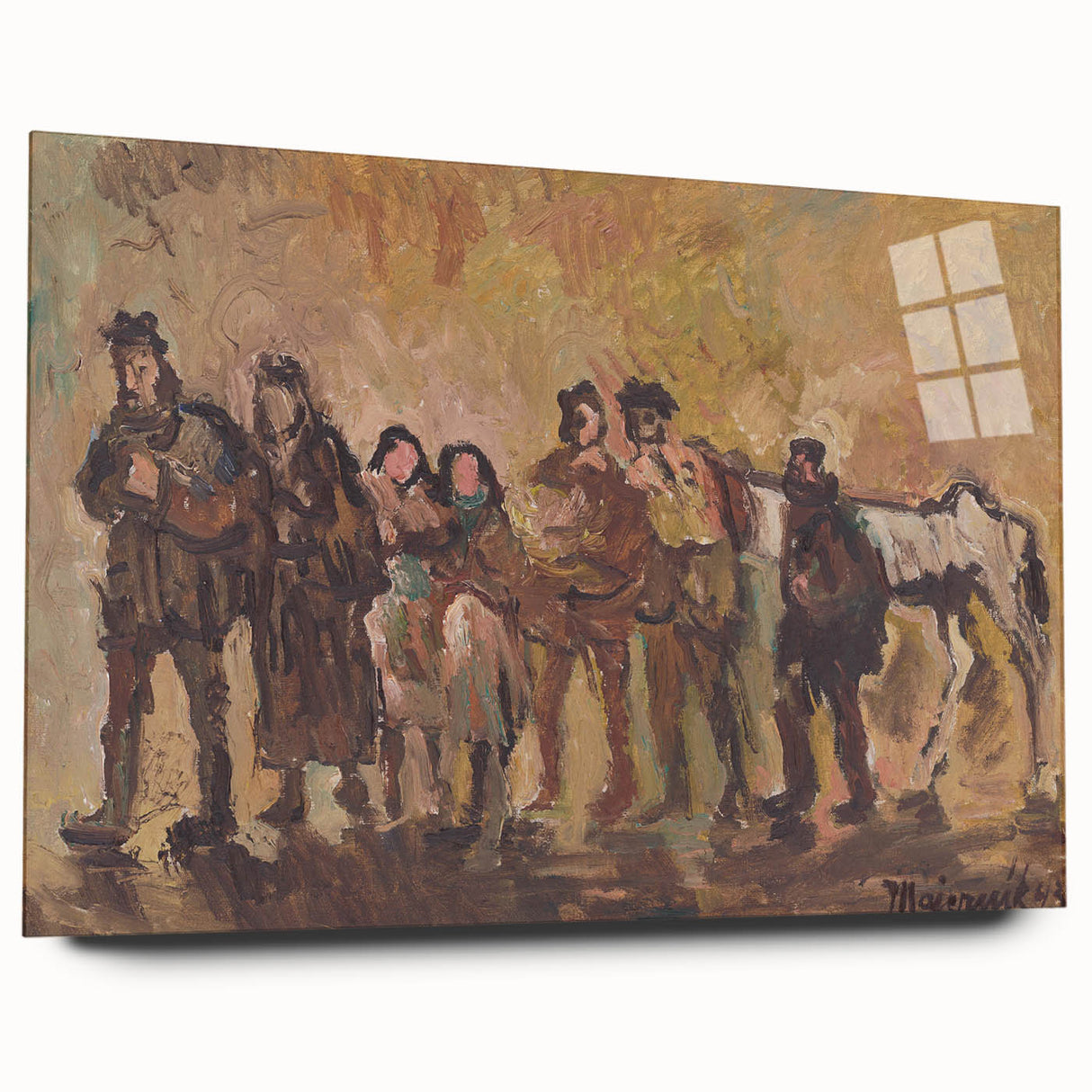 Modern Wall Art – Cyprián Majerník’s Exiles Painting