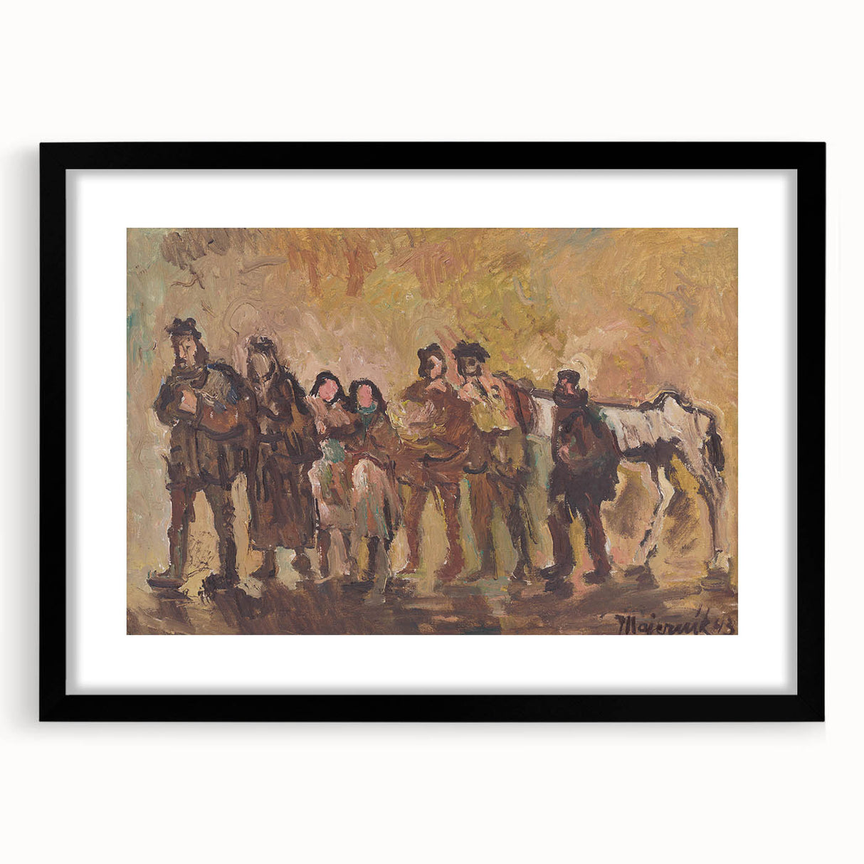 Modern Wall Art – Cyprián Majerník’s Exiles Painting