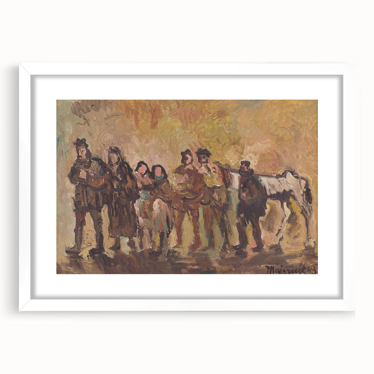 Modern Wall Art – Cyprián Majerník’s Exiles Painting