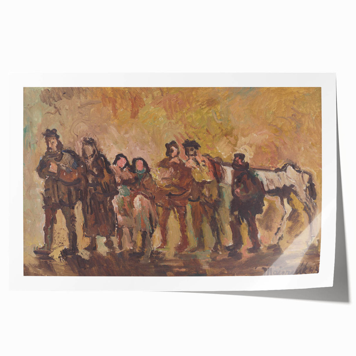 Modern Wall Art – Cyprián Majerník’s Exiles Painting