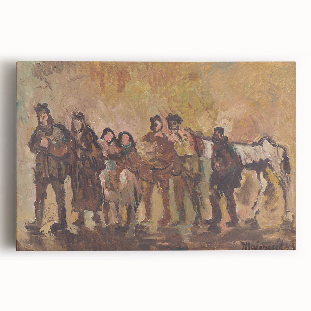 Modern Wall Art – Cyprián Majerník’s Exiles Painting