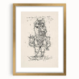 Modern Wall Art – Paul Klee’s "Ass (Esel)" Abstract Drawing