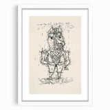 Modern Wall Art – Paul Klee’s "Ass (Esel)" Abstract Drawing