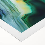 Abstract strokes canvas artwork showcasing vibrant colors and dynamic patterns, rolled and ready for display. Ideal for modern home decor and artistic expression.