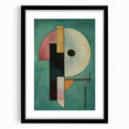 Geometric Abstraction - Bold Modern Canvas Wall Art for Living Room