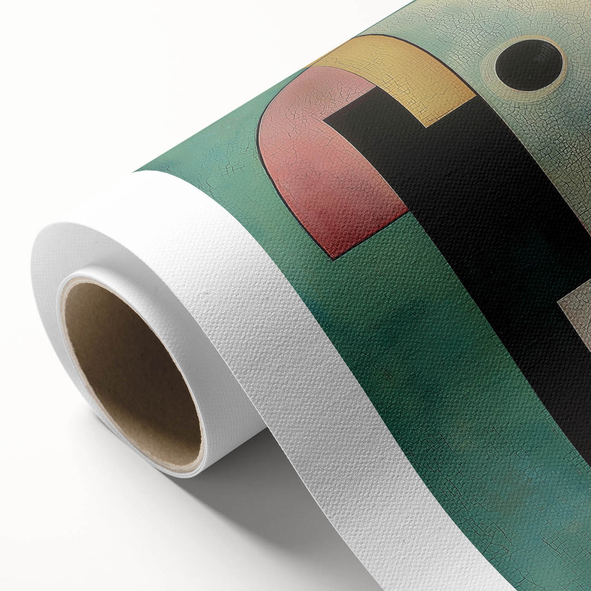 Geometric Abstraction - Bold Modern Canvas Wall Art for Living Room