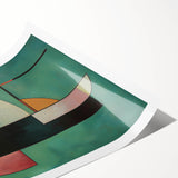 Geometric Abstraction - Bold Modern Canvas Wall Art for Living Room