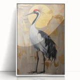 Framed abstract figurative wall art in white acrylic, showcasing vibrant colors and dynamic shapes, perfect for modern home decor and artistic expression.