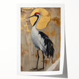 Abstract figurative wall art print showcasing vibrant colors and dynamic shapes, rolled and ready for display, emphasizing modern artistic expression in home decor.