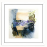 Abstract Art Prints – Textured Balance in Beige, Blue & Olive