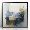 Abstract Art Prints – Textured Balance in Beige, Blue & Olive