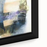 Abstract Art Prints – Textured Balance in Beige, Blue & Olive