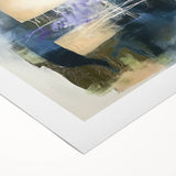 Abstract Art Prints – Textured Balance in Beige, Blue & Olive