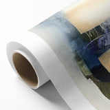 Abstract Art Prints – Textured Balance in Beige, Blue & Olive