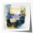 Abstract Art Prints – Textured Balance in Beige, Blue & Olive