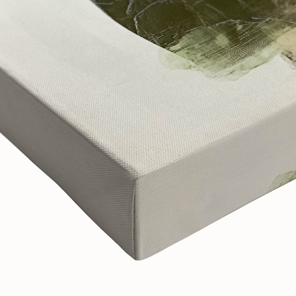 Abstract Art Prints – Textured Balance in Beige, Blue & Olive