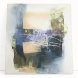 Abstract Art Prints – Textured Balance in Beige, Blue & Olive