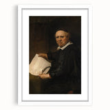 Baroque Portrait of Scholar with Quill - Antique Art Prints