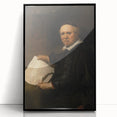 Baroque Portrait of Scholar with Quill - Antique Art Prints
