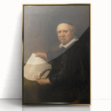 Baroque Portrait of Scholar with Quill - Antique Art Prints