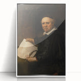 Baroque Portrait of Scholar with Quill - Antique Art Prints