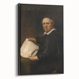 Baroque Portrait of Scholar with Quill - Antique Art Prints