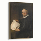 Baroque Portrait of Scholar with Quill - Antique Art Prints