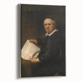 Baroque Portrait of Scholar with Quill - Antique Art Prints