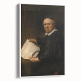 Baroque Portrait of Scholar with Quill - Antique Art Prints