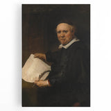 Baroque Portrait of Scholar with Quill - Antique Art Prints