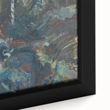 Expressionist Forest Scene – Group of Men in the Woods Canvas Print