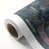 Expressionist Forest Scene – Group of Men in the Woods Canvas Print