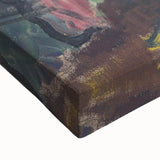 Expressionist Forest Scene – Group of Men in the Woods Canvas Print