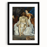 Classical Art Print: Édouard Manet's Dead Christ with Angels (1866-67)