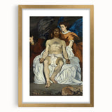 Classical Art Print: Édouard Manet's Dead Christ with Angels (1866-67)