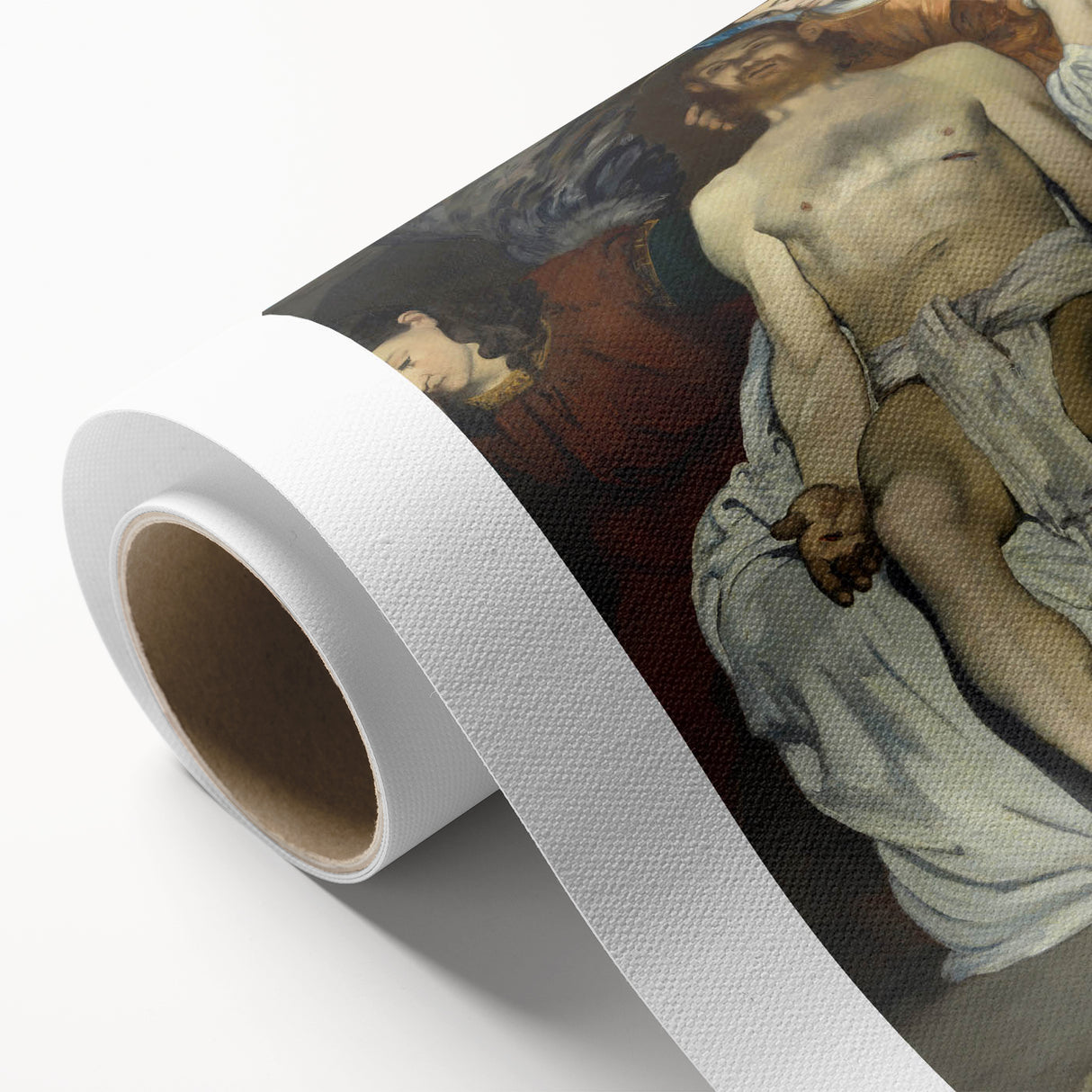 Classical Art Print: Édouard Manet's Dead Christ with Angels (1866-67)