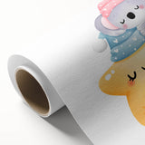 Sleeping Koala & Star Kids Room Print - Nursery Wall Art