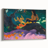 Modern Wall Art – Exotic Seaside Scene in Bold Contemporary Colors