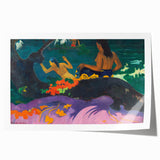 Modern Wall Art – Exotic Seaside Scene in Bold Contemporary Colors