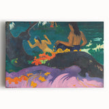 Modern Wall Art – Exotic Seaside Scene in Bold Contemporary Colors